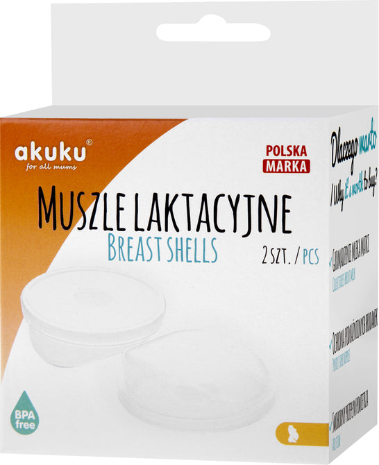 AKUKU muszle laktacyjne silikon WIELORAZOWE
