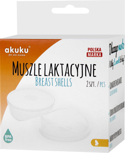 AKUKU muszle laktacyjne silikon WIELORAZOWE
