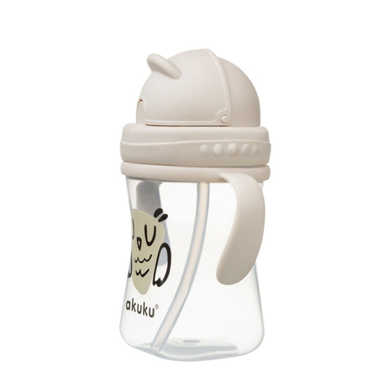 AKUKU bidon z chowaną słomką 300ml 9msc+
