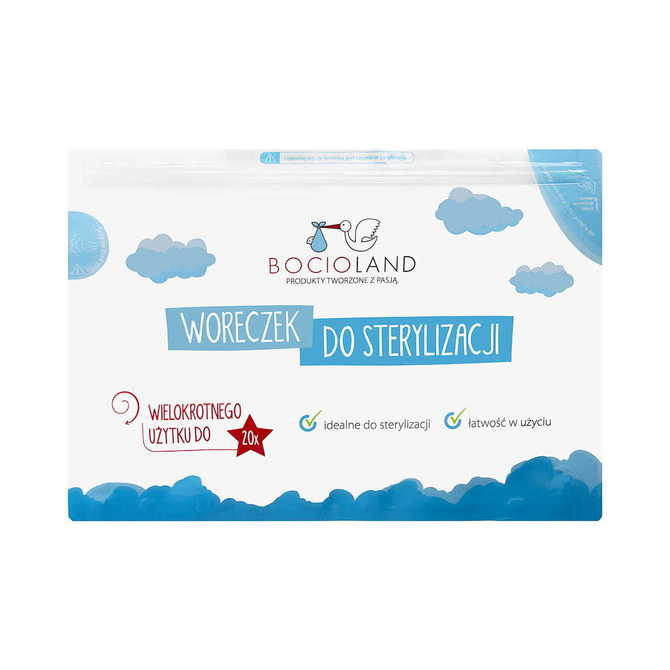 BOCIOLAND pungi pentru sterilizare la microunde, 5 buc.