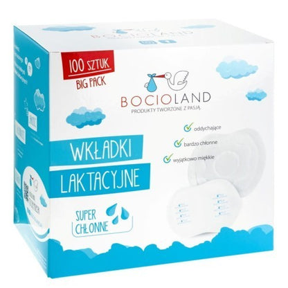BOCIOLAND tampoane pentru alăptare BIG PACK 100BUC
