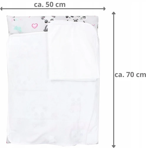 TUPTAM μαλακή αλλαξιέρα με καλύμματα x2 75x50 cm