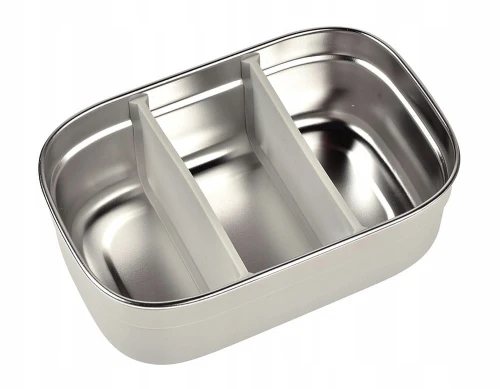 BEABA κουτί φαγητού lunchbox ΑΝΟΞΕΙΔΩΤΟ ΑΤΣΑΛΙ 760ml με διαχωριστικά