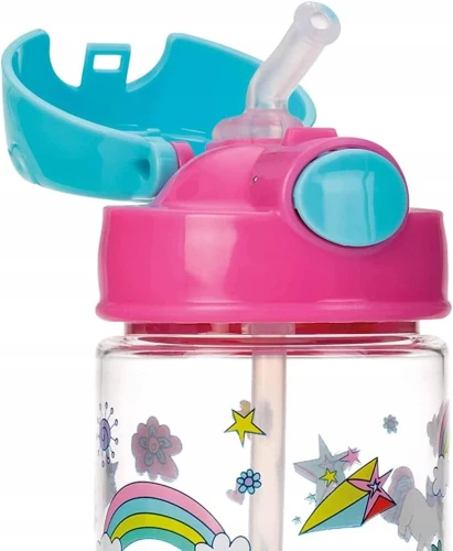 NUBY Ποτήρι με καλαμάκι tritan, παγουρίνο με καλαμάκι 4 μηνών+ 540 ml