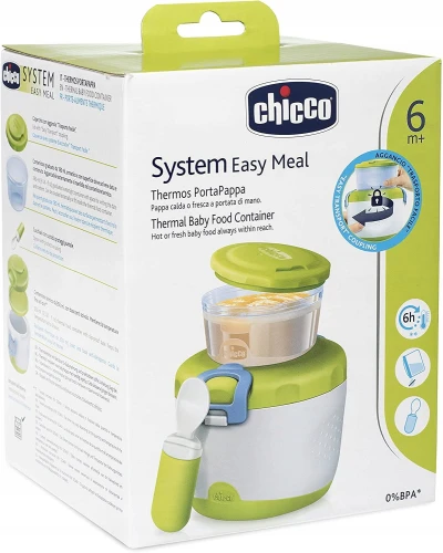 CHICCO μονωμένο δοχείο γεύματος + κουτάλι