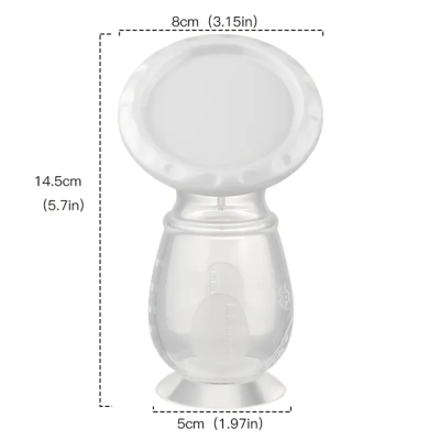 Συλλέκτης σιλικόνης για συλλογή γάλακτος 90ml