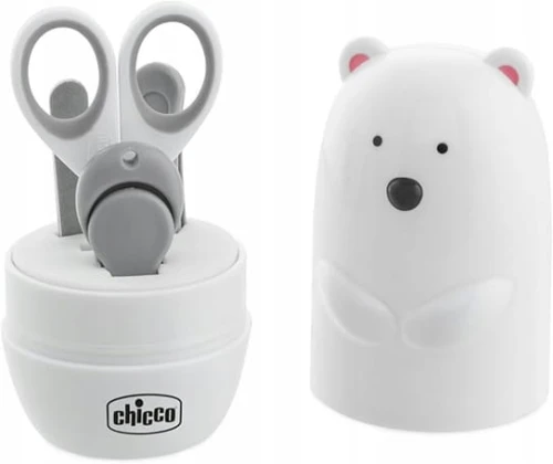 Σετ περιποίησης νυχιών για παιδιά CHICCO 5 τεμαχίων + οργανωτής ΠΟΛΙΚΗ ΑΡΚΟΥΔΑ