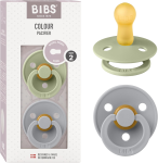 BIBS COLOUR πιπίλες καθησυχασμού 2τεμ καουτσούκ 6μηνών+