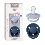 BIBS DE LUX πιπίλες ορθογώνιες 2τεμ 0-3 ετών ΣΙΛΙΚΟΝΗ