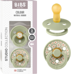 BIBS COLOUR STUDIO πιπίλες ηρεμίας 2τεμ καουτσούκ 6-18 μηνών