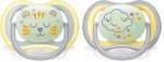 PHILIPS AVENT Ultra Air Night πιπίλες x 2 18m+ ΛΑΜΠΟΥΝ ΣΤΟ ΣΚΟΤΑΔΙ