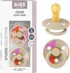 BIBS COLOUR STUDIO πιπίλες ηρεμίας 2τεμ καουτσούκ 6-18 μηνών