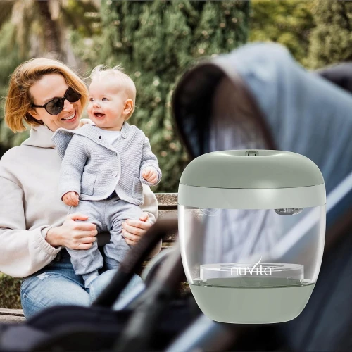 NUVITA MellyPlus 2 φορητός αποστειρωτής UV για πιπίλες και μπιμπερό 2 λεπτά