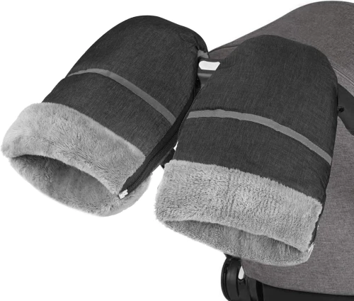 Αδιάβροχα γάντια καροτσιού από fleece με αντανακλαστικό