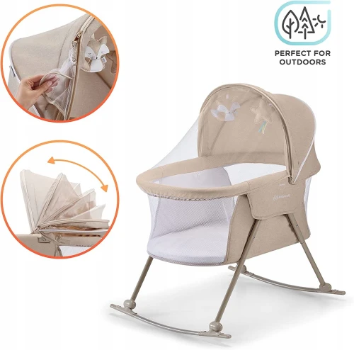 KINDERKRAFT LOVI 3 σε 1 λίκνο κούνια ρηλάξ
