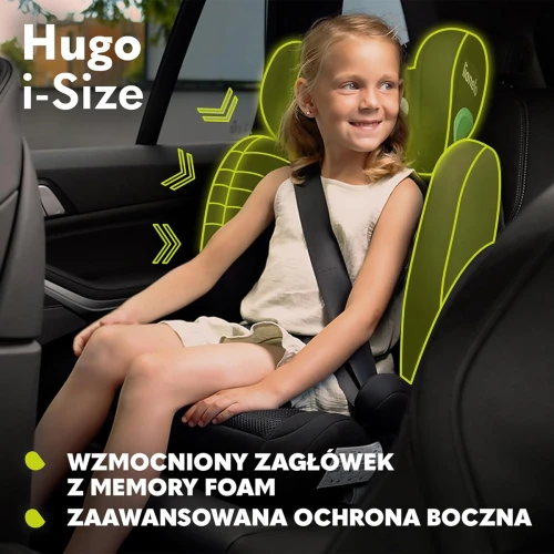 LIONELO HUGO i-Size κάθισμα αυτοκινήτου κατ.2 και 3 ISOFIX