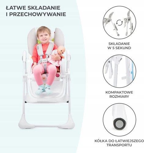 KINDERKRAFT YUMMY καρεκλάκι φαγητού με δίσκο