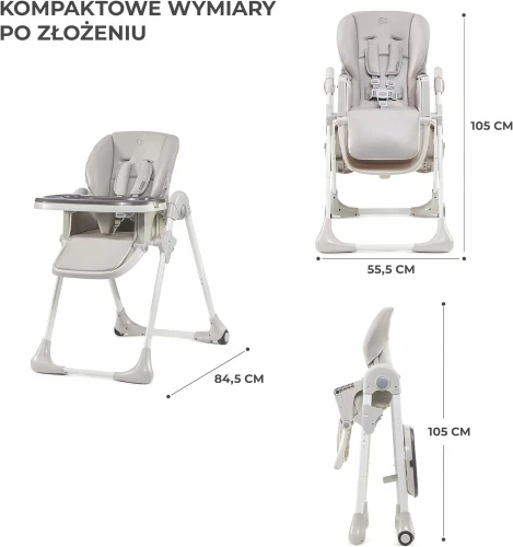 KINDERKRAFT YUMMY καρεκλάκι φαγητού με δίσκο