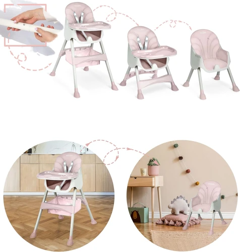 RICOKIDS MILO καρεκλάκι φαγητού με δίσκο 3 σε 1