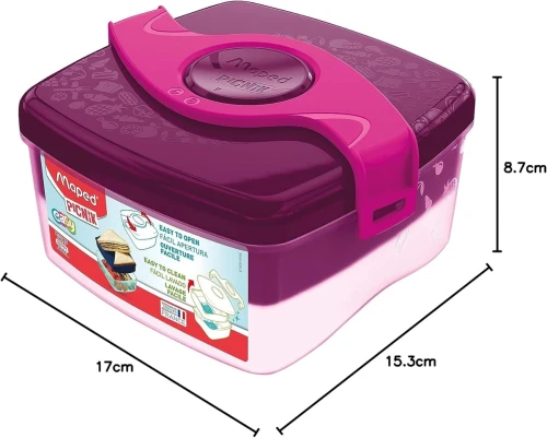 LUNCHBOX δοχείο φαγητού με δύο διαμερίσματα 1,4l