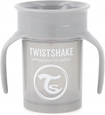 TWISTSHAKE ποτήρι χωρίς διαρροή 360 μοιρών 230 ml 6 μηνών+