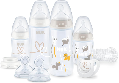 Σετ μπιμπερό NUK Perfect Start με έλεγχο θερμοκρασίας 9 τεμ.
