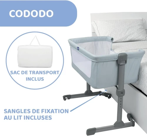 CHICCO NEXT2ME ESSENTIAL ρυθμιζόμενο βρεφικό κρεβατάκι προσάρτησης