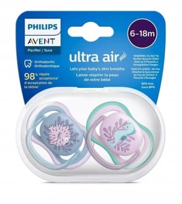 PHILIPS AVENT Ultra Air πιπίλες x 2 6-18 μηνών