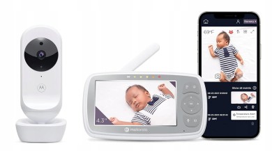 MOTOROLA VM44 Connect ηλεκτρονική συσκευή παρακολούθησης μωρού 4,3" FHSS με εφαρμογή