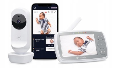 MOTOROLA VM44 Connect ηλεκτρονική συσκευή παρακολούθησης μωρού 4,3" FHSS με εφαρμογή