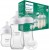 PHILIPS AVENT Natural Response σετ 3 γυάλινες μπιμπερό + πιπίλα