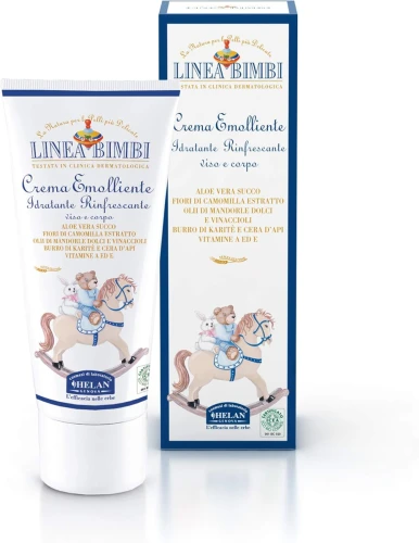 HELAN Linea Bimbi σετ περιποίησης μωρού ΣΑΜΠΟΥΑΝ ΚΡΕΜΕΣ ΠΟΥΔΡΑ ΜΑΝΤΗΛΑΚΙΑ