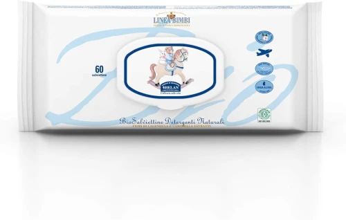 HELAN Linea Bimbi σετ περιποίησης μωρού ΣΑΜΠΟΥΑΝ ΚΡΕΜΕΣ ΠΟΥΔΡΑ ΜΑΝΤΗΛΑΚΙΑ