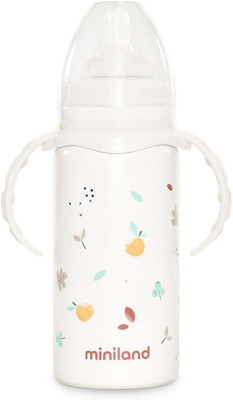 MINILAND Thermobaby θερμός μπιμπερό από ανοξείδωτο ατσάλι 240 ml 0+