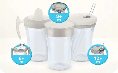 Κούπα εκπαίδευσης NUK Trainer Cup ΑΝΤΙΔΙΑΡΡΟΗ χταπόδι 6 μηνών+ 230 ml