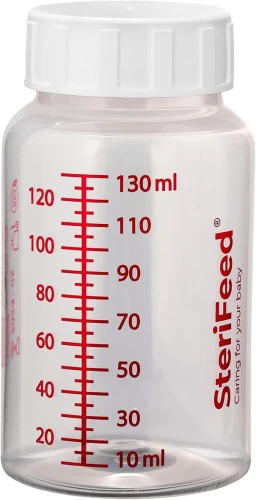 STERIFEED δοχείο για γάλα μπιμπερό 130 ml 1 τεμάχιο