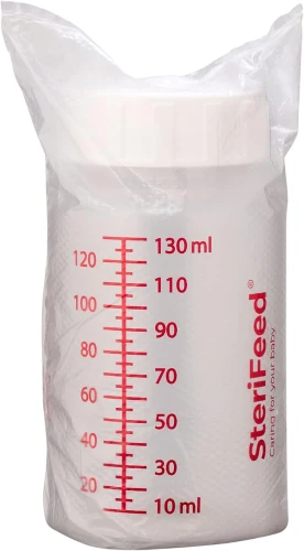 STERIFEED δοχείο για γάλα μπιμπερό 130 ml 1 τεμάχιο