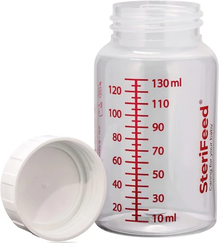 STERIFEED δοχείο για γάλα μπιμπερό 130 ml 1 τεμάχιο