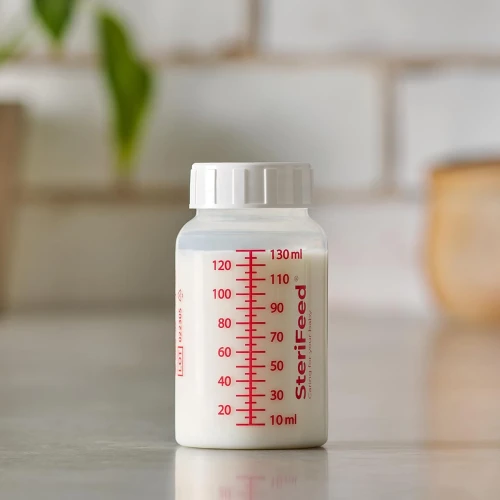 STERIFEED δοχείο για γάλα μπιμπερό 130 ml 1 τεμάχιο