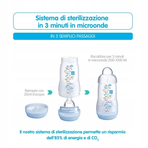 MAM Easy Start αντικολική μπιμπερό 260ml 2m+