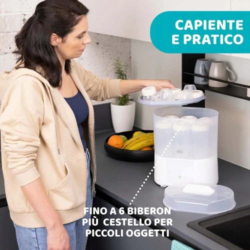 CHICCO αποστειρωτής ατμού με στεγνωτήριο All in One