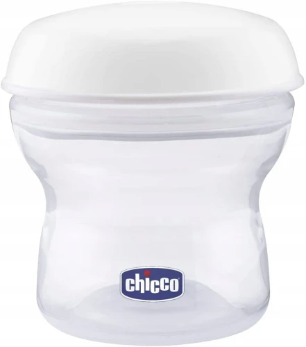 CHICCO δοχεία για γάλα 4 x 150 ml + θηλή με καπάκι