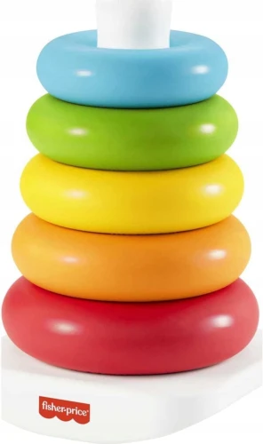 FISHER-PRICE Rock-a-Stack Πύργος Στοίβαξης με 5 Δαχτυλίδια 21 εκ