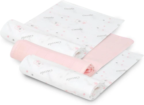 INTERBABY Μουσελίνα Μπαμπού Πάνες Αλλαξιέρας 55 x 70 cm 3 τεμάχια