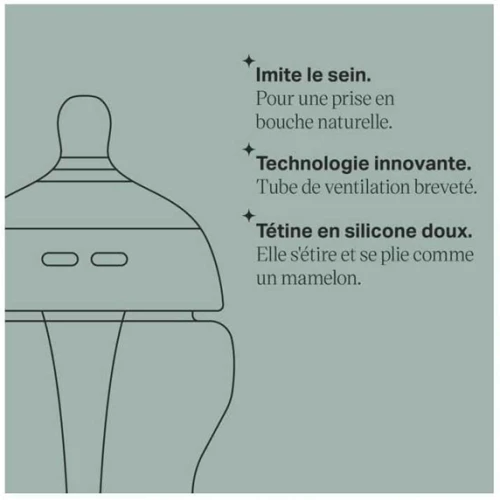 TOMMEE TIPPEE Προηγμένο Μπιμπερό 260ml ANTI-KOLIK 0M+