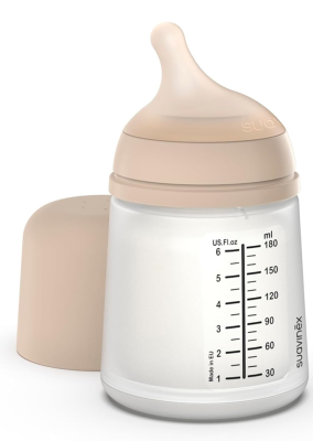 SUAVINEX Μπιμπερό ZERO ZERO 180ml Ρυθμιζόμενη Ροή (A)
