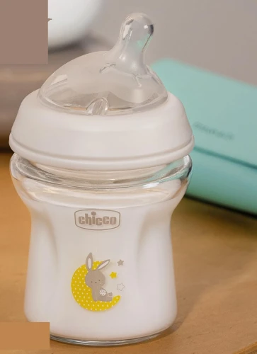 CHICCO NaturalFeeling ΓΥΑΛΙΝΟ ΜΠΙΜΠΕΡΟ 150 ml 0+ αργή ροή