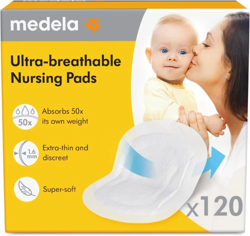 MEDELA Υπερ-λεπτές επιθέματα στήθους x120