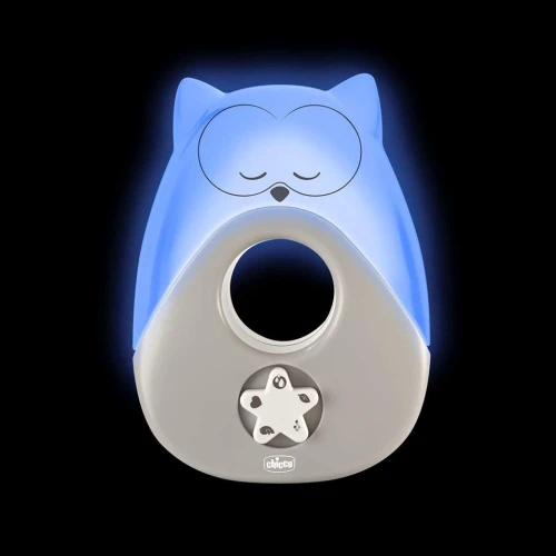 CHICCO Sweet Lights Φωτάκι Νυκτός με Μελωδίες και Ήχους ΚΟΥΚΟΥΒΑΓΙΑ 13,5 x 18 cm