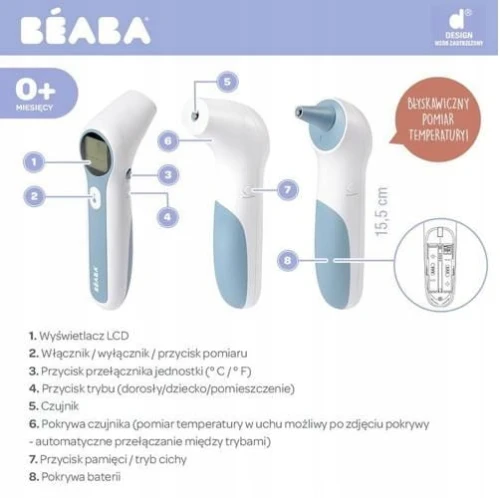 BEABA Thermospeed ΘΕΡΜΟΜΕΤΡΟ ΑΦΗΣ ΜΕ ΟΘΟΝΗ LCD